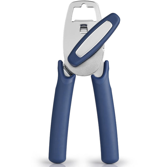 Abrelatas Manual Zulay Kitchen Acero Inoxidable Asas Ergonómicas Abridor de Botellas Integrado