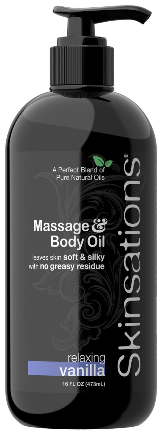 Aceite de Masaje Skinsations Vainilla Relajante Sensual Comestible para Parejas