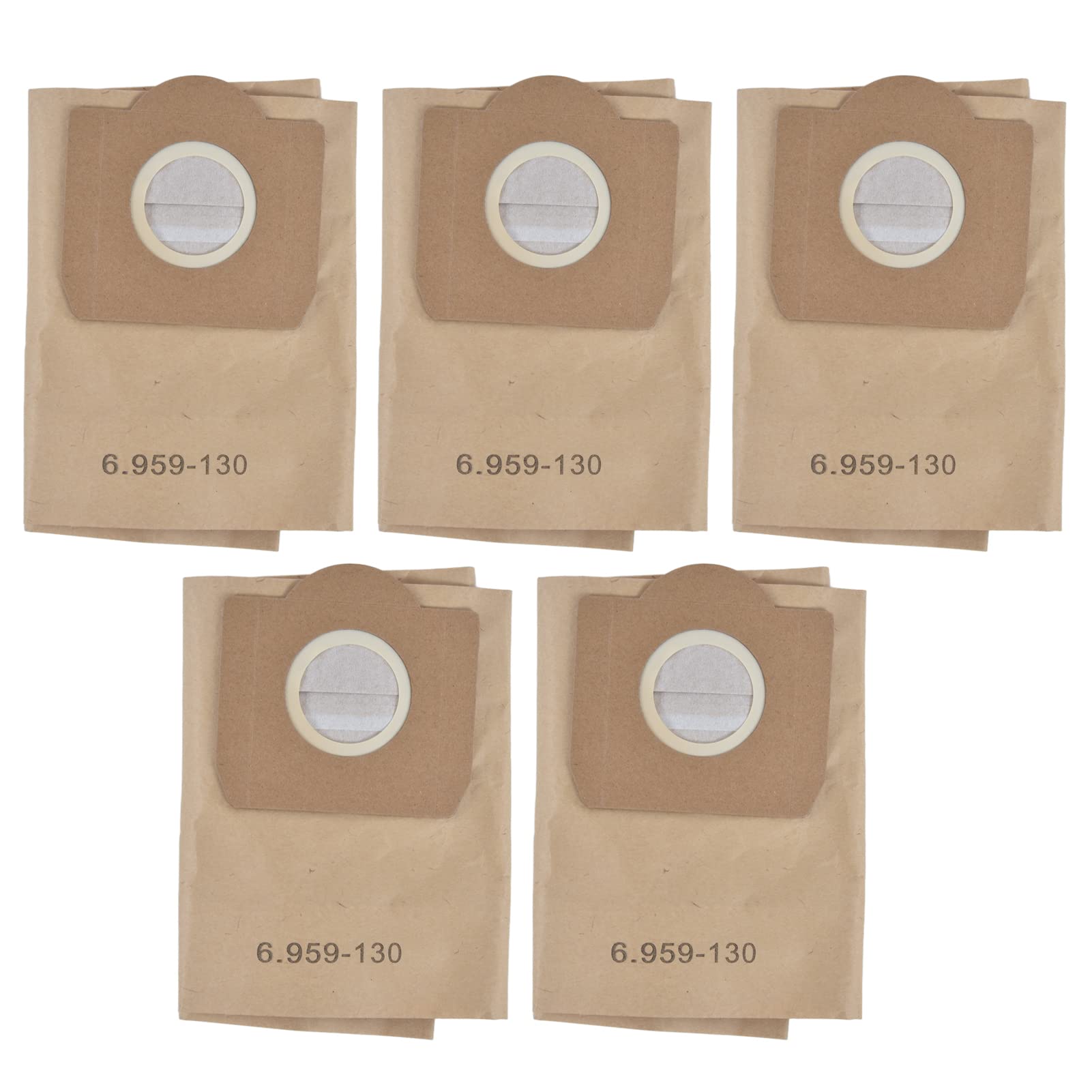 Haofy 5 Uds Bolsa de Polvo para Aspiradora Accesorio para Aspiradora Apto para 6.959‑130.0 Fácil Instalación