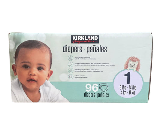 Pañal Kirkland Signature Talla 1 96 Unidades