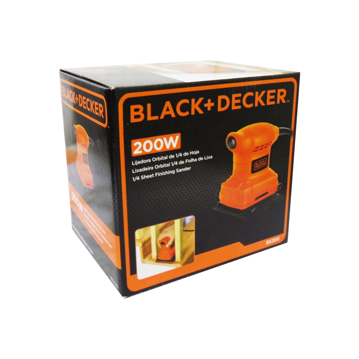 Lijadora de 1/4 de Hoja 200w BS200 Black And Decker