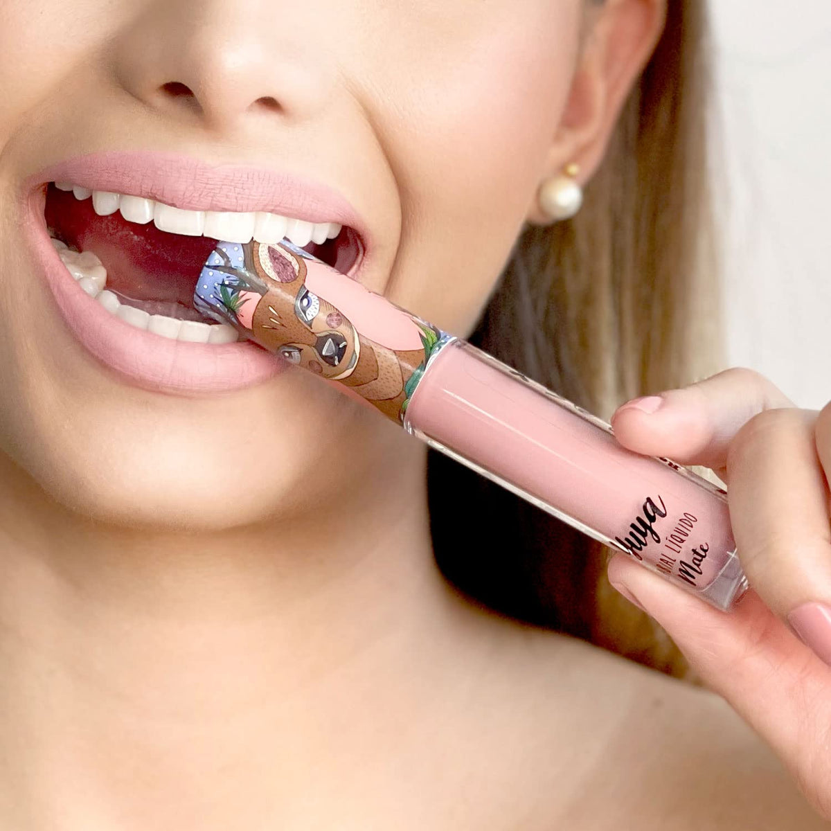 Yuya - Republic Cosmetics Set de 2 Labiales Líquidos "Bonita", Color Durazno