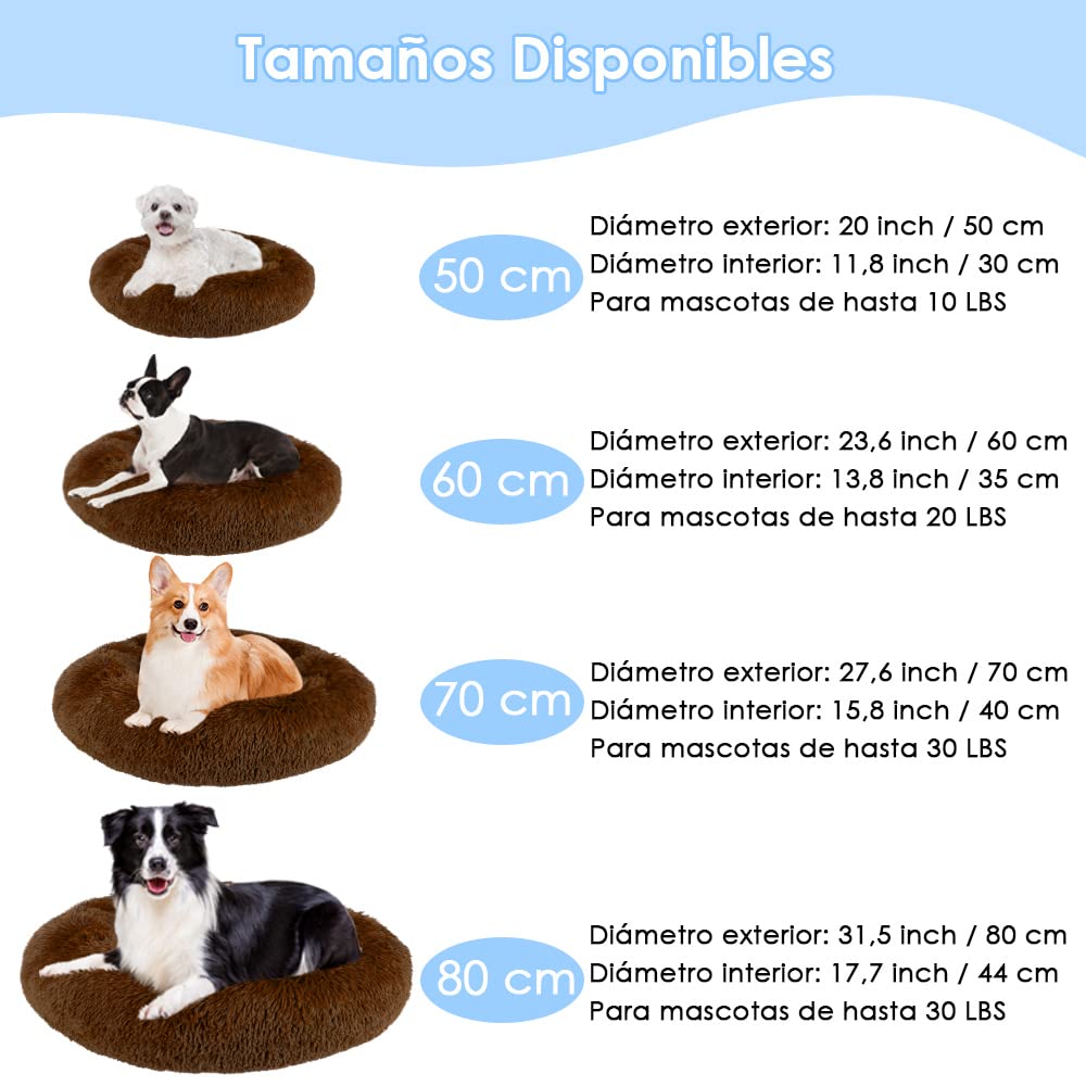 Cama de Perros y Gatos SlowTon Suave Lavable Antideslizante Felpa Calentita para Mascota