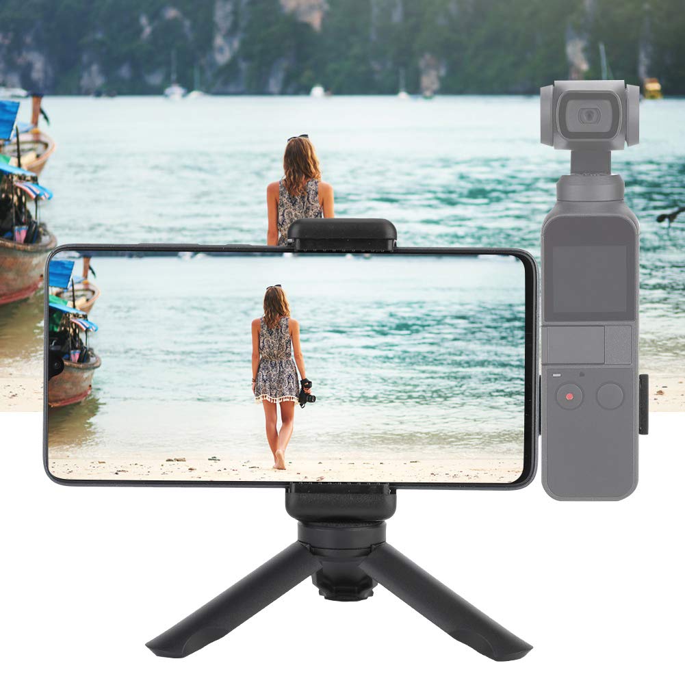 Trípode Compacto Portátil Plegable para Teléfono Móvil con Abrazadera de 6-10 cm