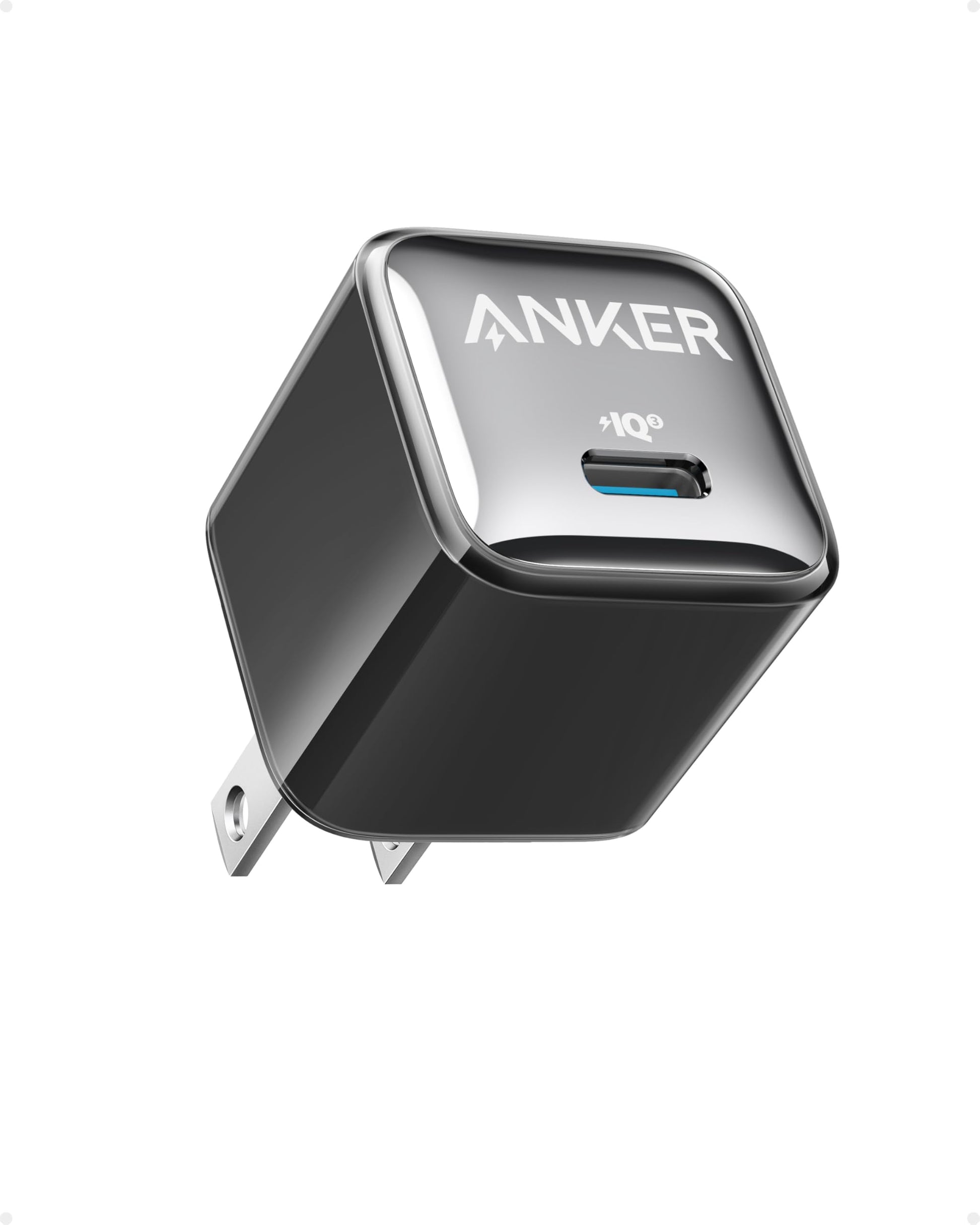 Cargador USB C Anker Blanco 20 W de Carga Rápida Compacto