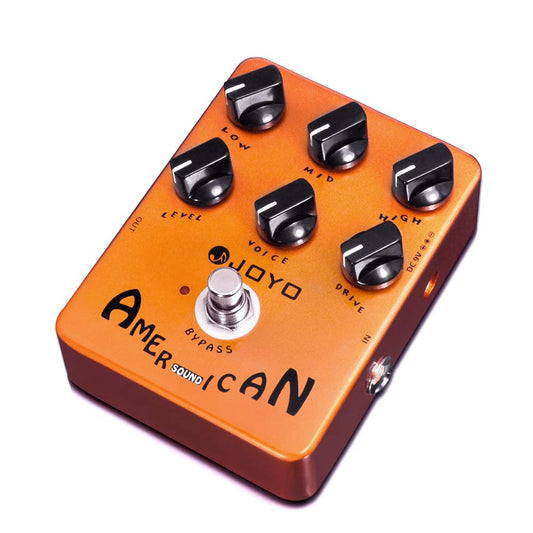 JOYO American Sound Amp Simulator Pedal de Fd 57 Deluxe Amplificador de sonido limpio a sobremarcha para efecto guitarra eléctrica – Bypass (JF-14)
