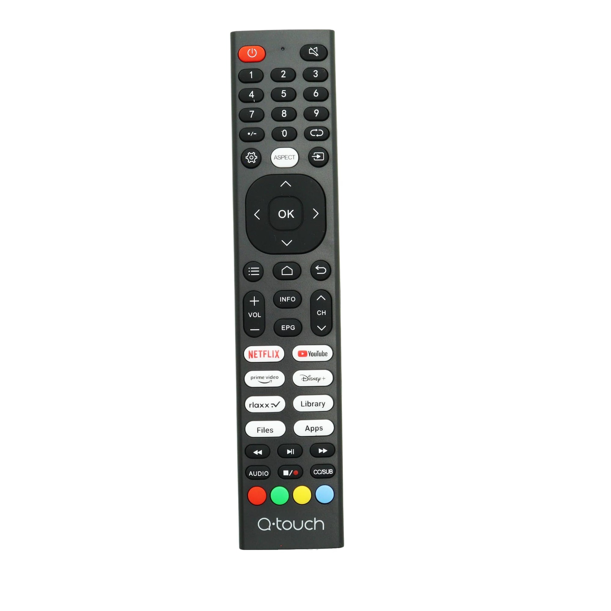 Pantalla LED Smart HD Q-touch Negra Sistema Whale Os Dolby Audio 32 Pulgadas