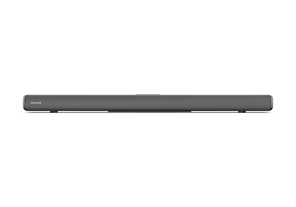 Barra de Sonido Aiwa Negro Bluetooth 2.0 CH con LED y HDMI Sonido Potente Diseño Slim para TV