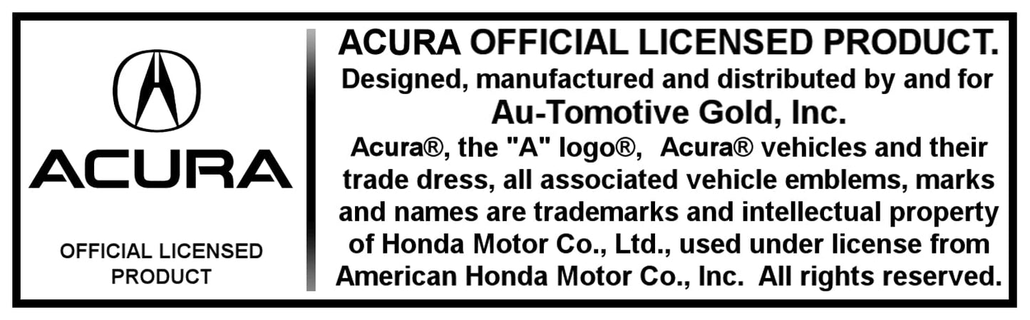 AU-TOMOTIVE GOLD, INC. Llavero de piel con licencia oficial para Acura (rojo)