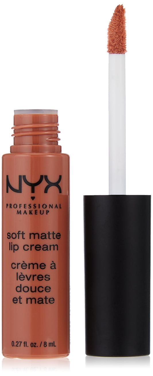 NYX Professional Makeup, Soft Matte Lip Cream, Labial Mate, Tono Abu Dhabi, 8ml