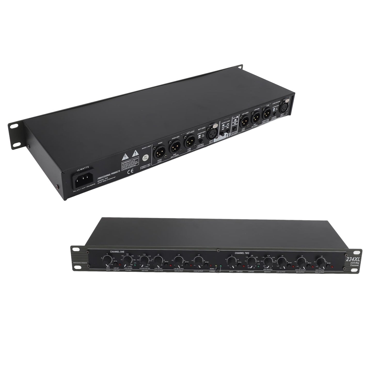 Crossover 234XL, Crossover Mono Profesional de 4 Vías Enchufe de EE. UU. 110 V Rendimiento Estable Duradero Diseñado para Rendimiento en Escenarios Al Aire Libre