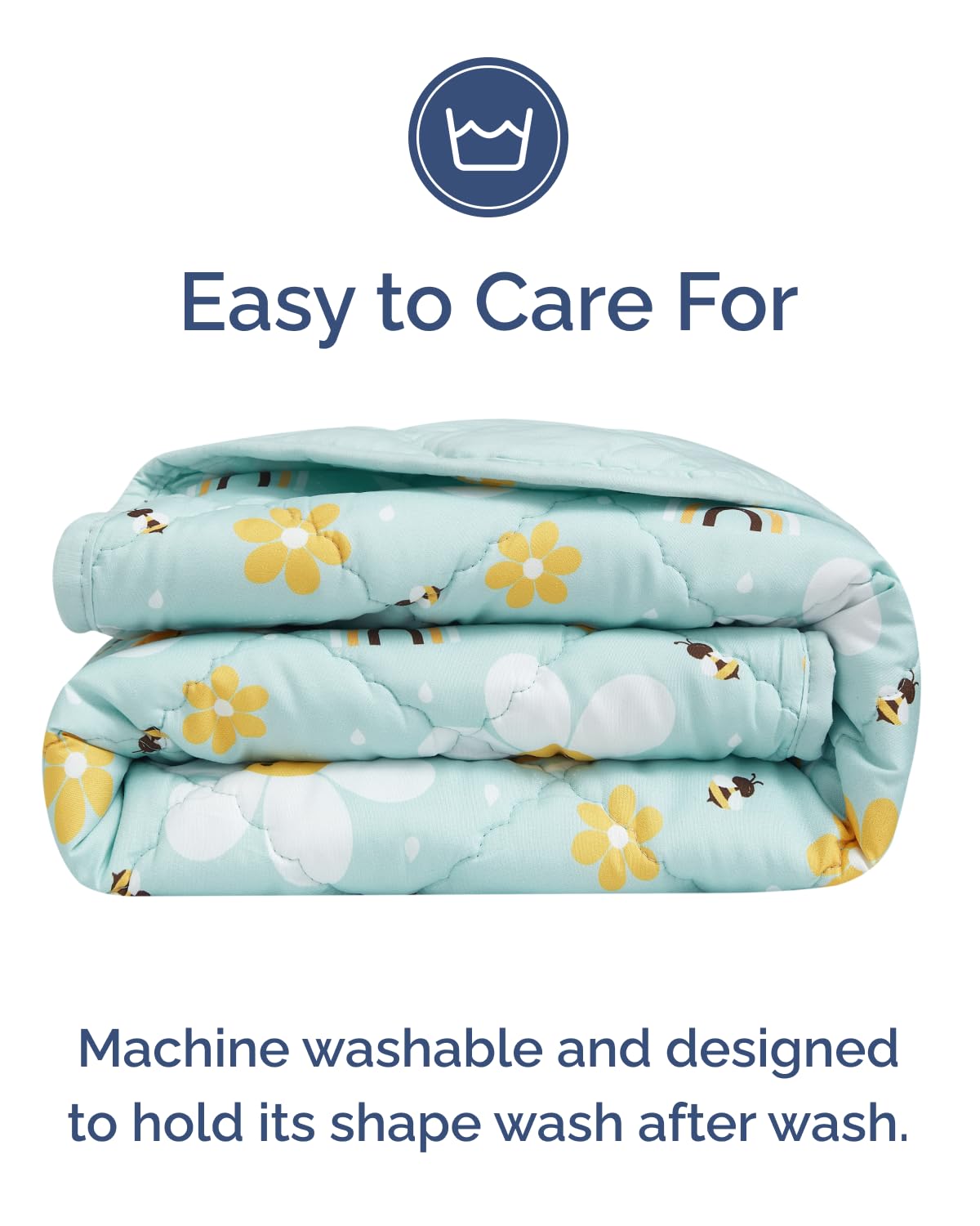 Edredón para niños pequeños, suave, ligero, manta para todas las estaciones, para niños y niñas, ropa de cama acogedora para cuna y cama de niños pequeños, diseño de 39 x 47 pulgadas, 266