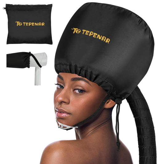 Accesorio para Secador de Pelo TEPENAR Negro Ajustable para Secado Rápido y Cuidado del Cabello Rizado