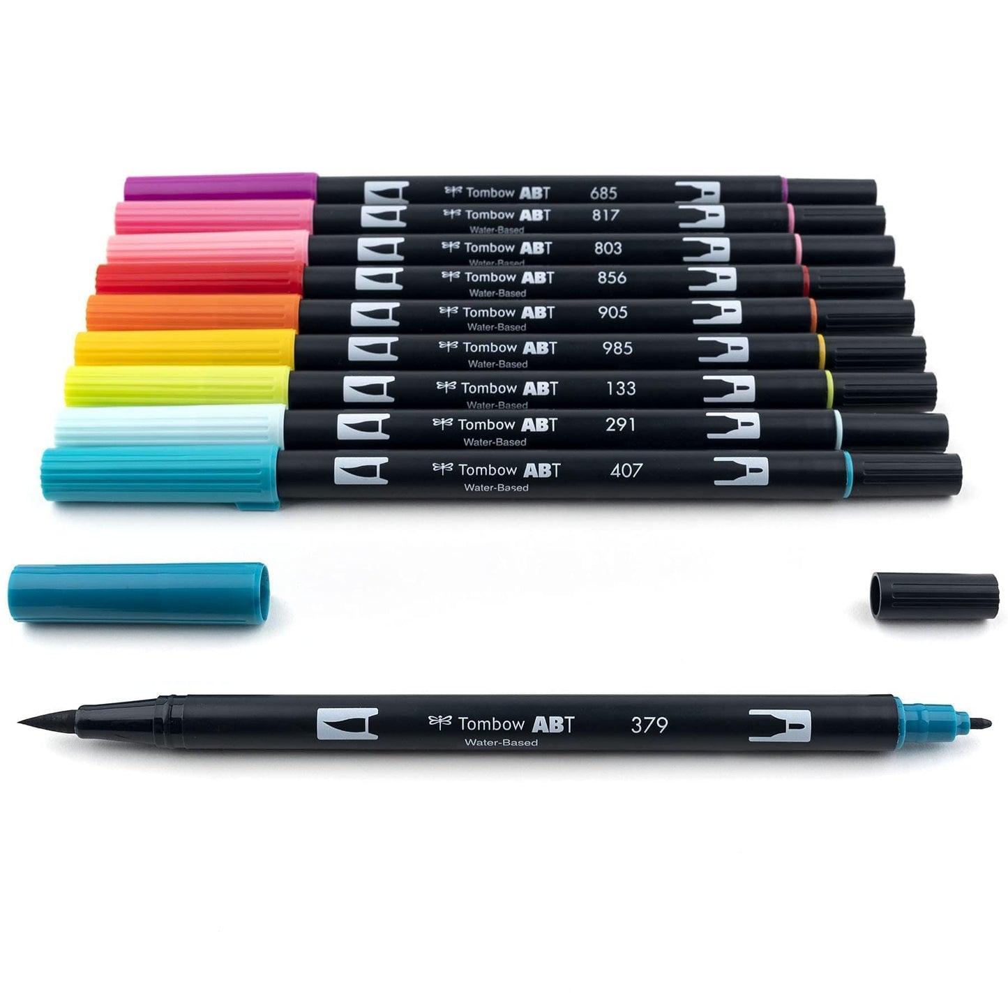 Marcadores Artísticos Doble Pincel Tombow Tropical Brillantes paquete de 10