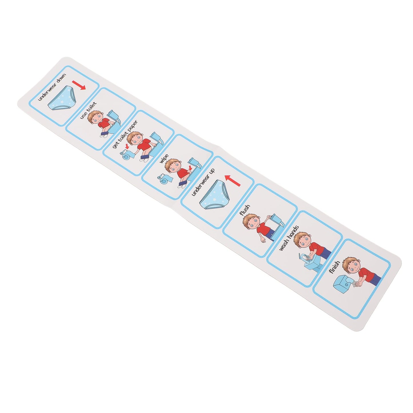 Horario Visual de Entrenamiento para Ir Al Baño, Horario para Ir Al Baño con Autismo Tabla para Ir Al Baño Horarios Visuales Paso a Paso para Niños Tabla para Ir Al Baño Laminada