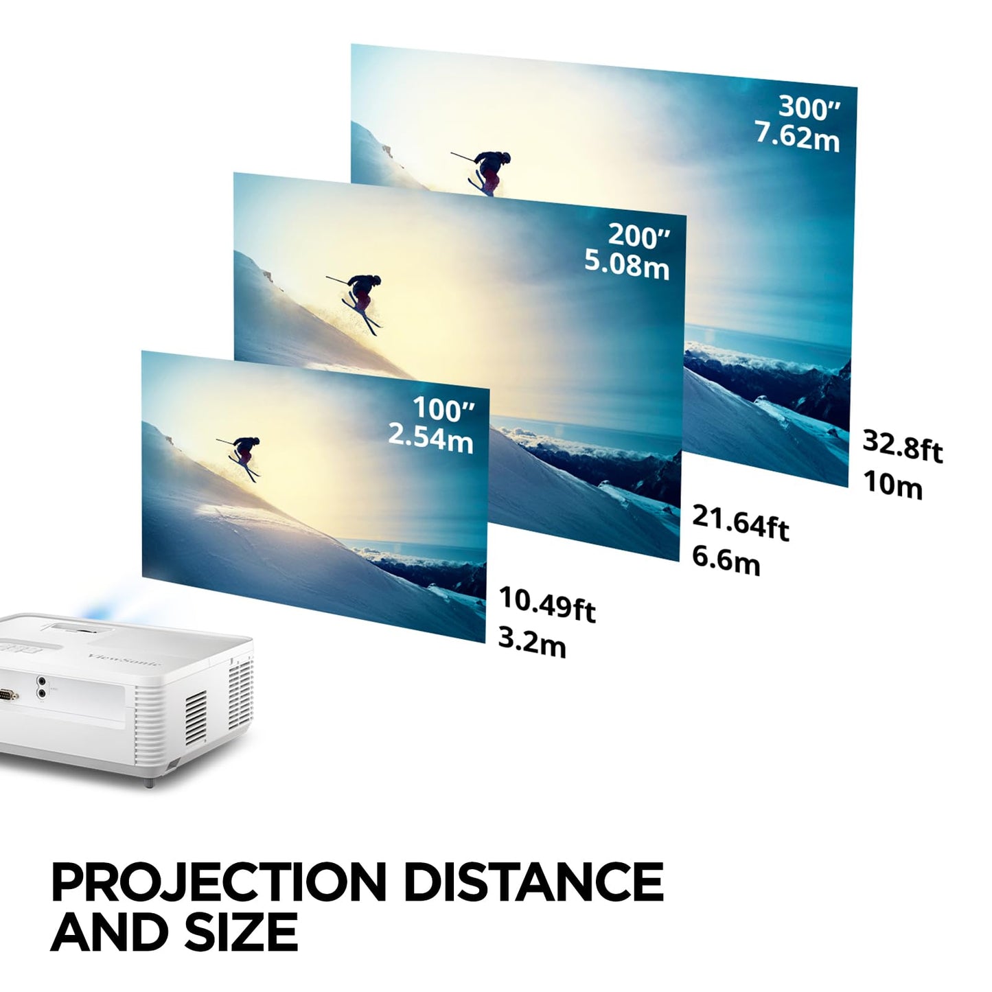 Proyector Viewsonic PA503HD Brillo Alto 4000 Lúmenes Zoom Óptico 1.1x Hogar y Oficina