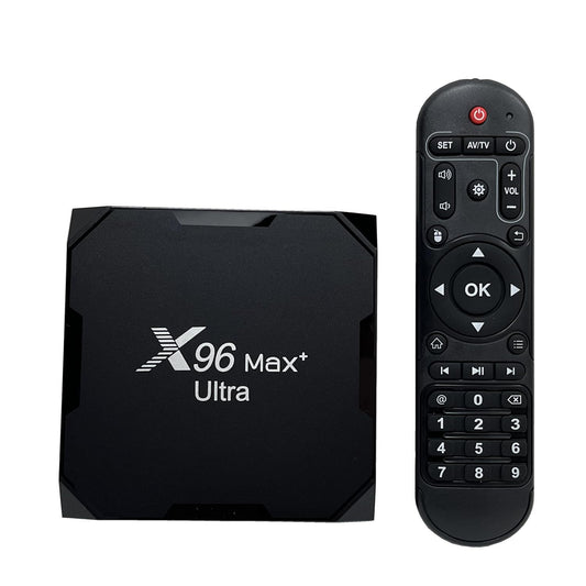 TV Box Android SHYSKY Negro 4GB 64GB X96 MAX Plus Ultra Amlogic S905X4 con WiFi Dual y Compatibilidad 8K HDR para Hombre