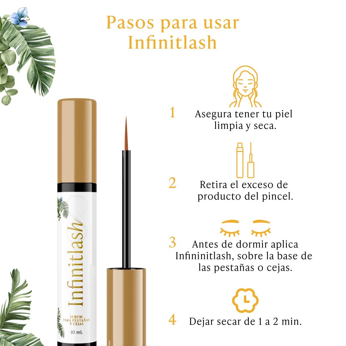 INFINITLASH Suero Para Pestañas Con Biotina | Crecimiento Y Fortalecimiento