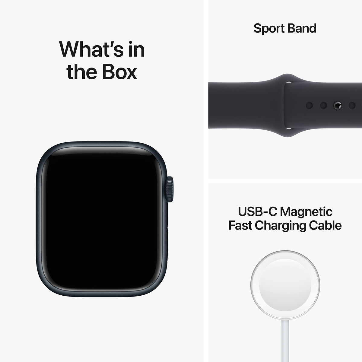 Reloj Apple Watch Series 8 GPS 45mm Medianoche Reacondicionado para Hombre