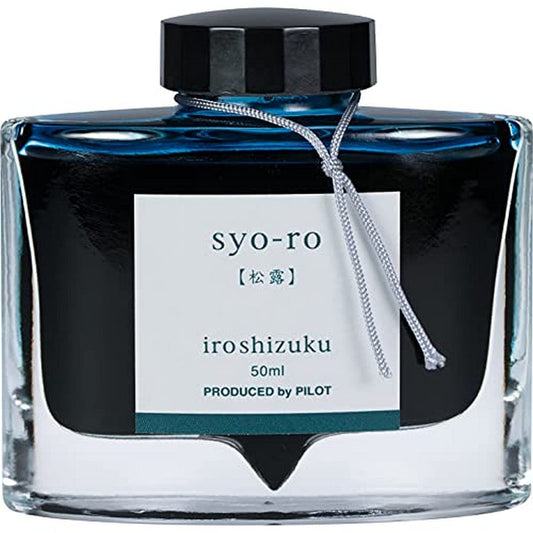 Tinta para Pluma Fuente Pilot Verde Obscuro Iroshizuku Syo-ro Frasco de 50 ml