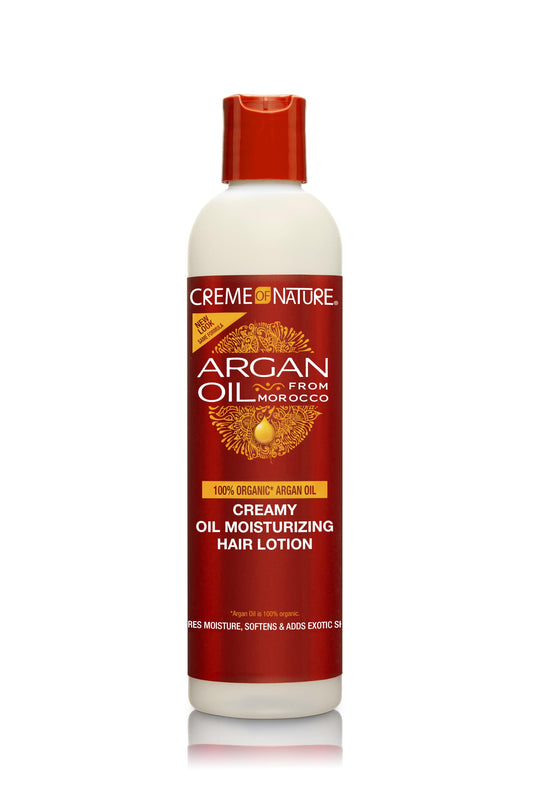 Creme Of Nature Aceite de argán cremoso hidratante de 8.5 onzas