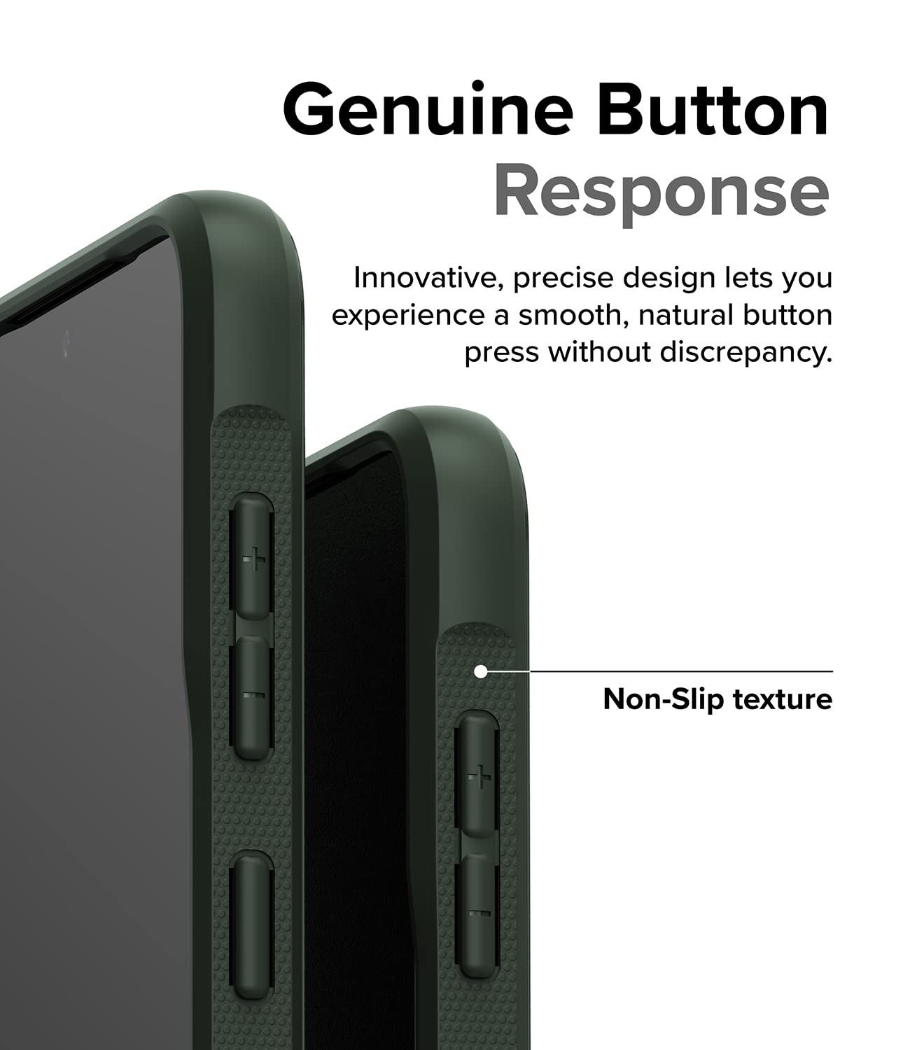 Funda Samsung Galaxy S23 Plus Ringke Onyx Dark Green Antihuellas y Antideslizante