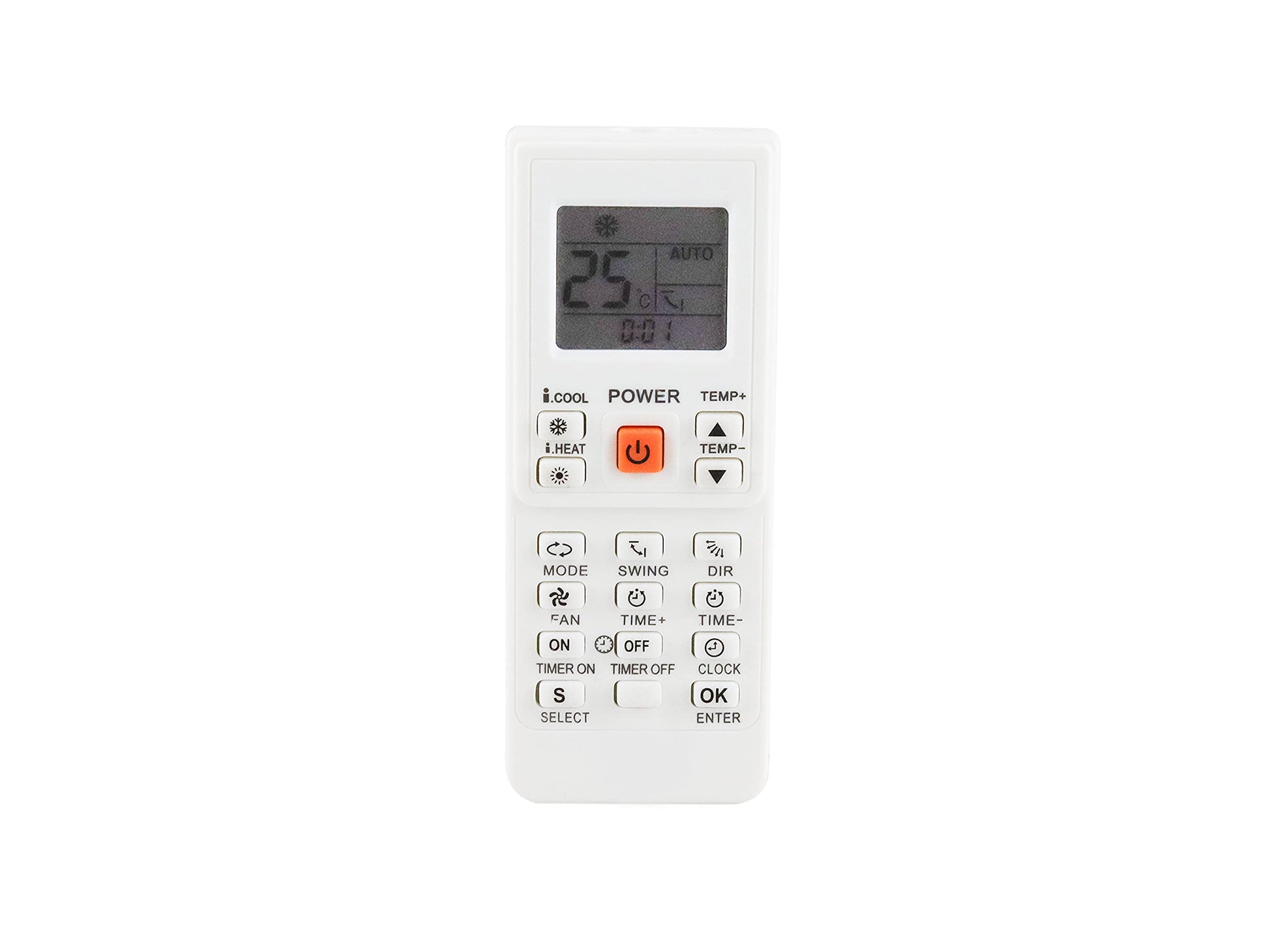 LIDERT Control Aire Acondicionado Universal Remplazo Compatible con Mirage, York, LG, Samsung Programación Automática, Compatibilidad Directa para más de 1000 Marcas Control Expert