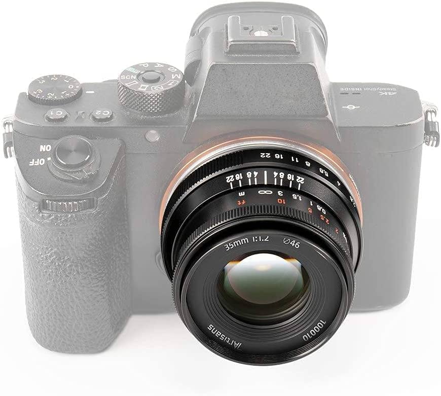 Lente de Retrato APS-C 35mm F1.2 II 7artisans Enfoque Manual para Montura FX Fujifilm X-Cámara