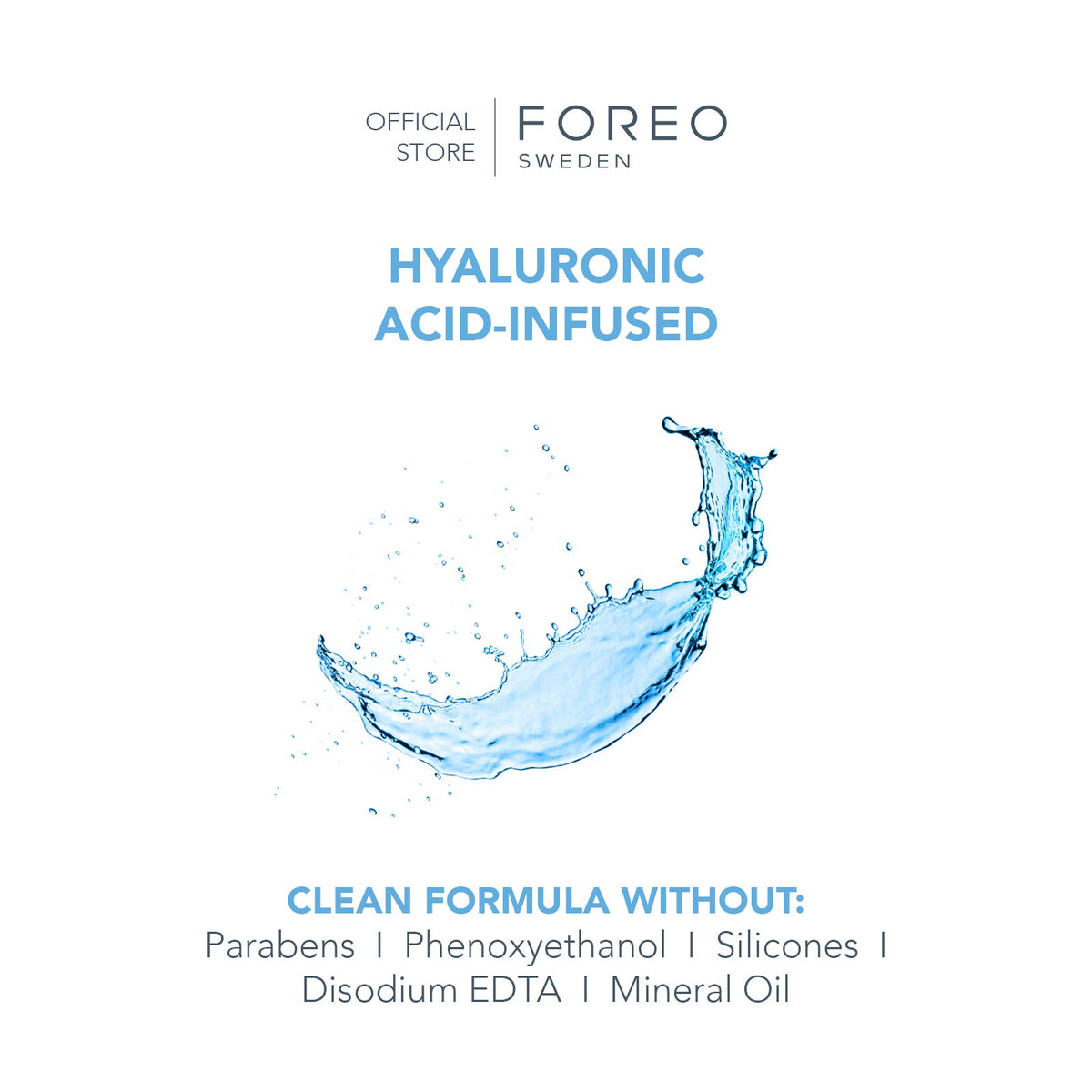 FOREO - Máscara activada por Ufo (6 unidades), H2Overdose, 1 pieza