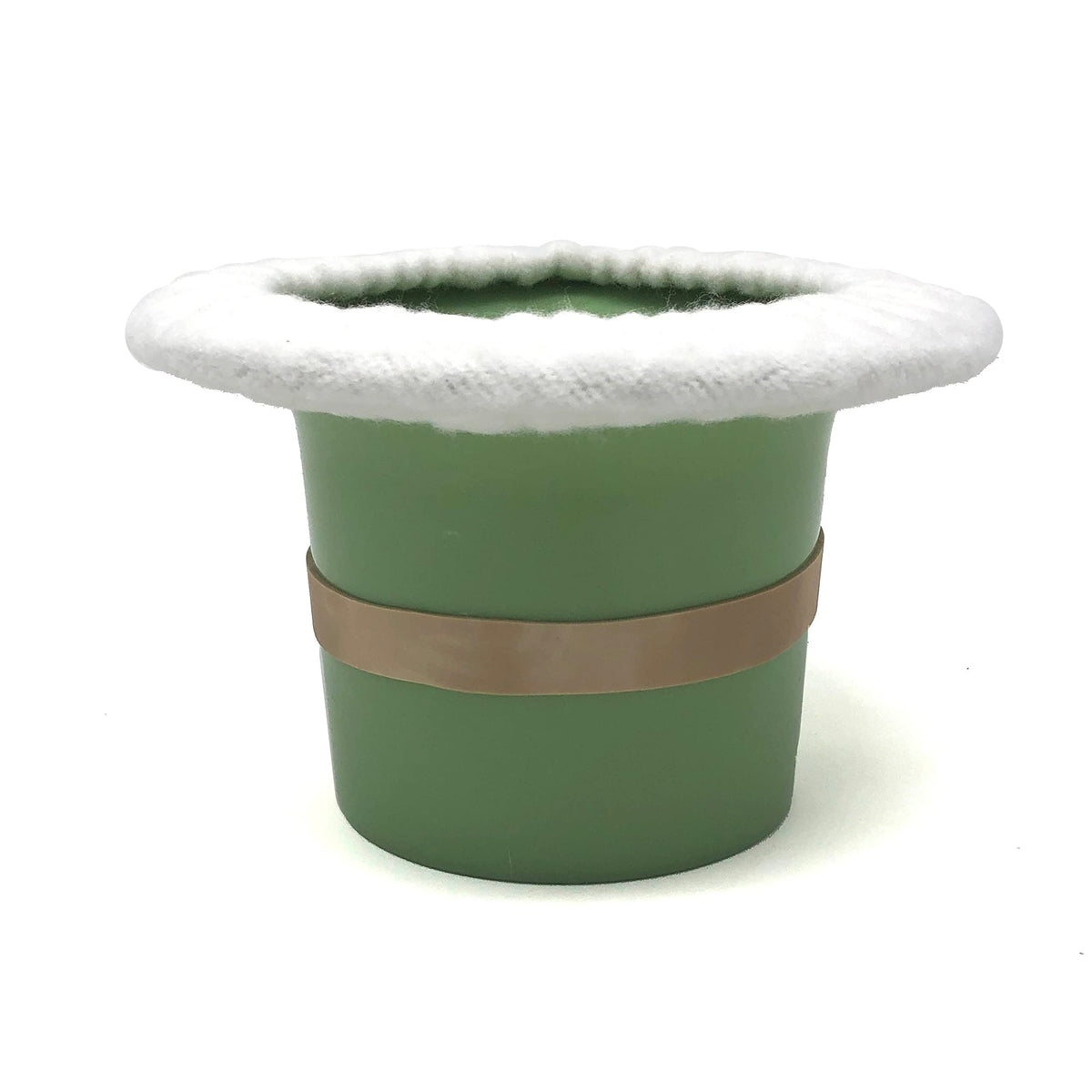 Gorro de natación para recién nacido | Comunicación de eliminación | Incluye 100% algodón sin teñir forro polar acogedor | banda de goma antideslizante | para EC Baby Potty Training, Verde salvia