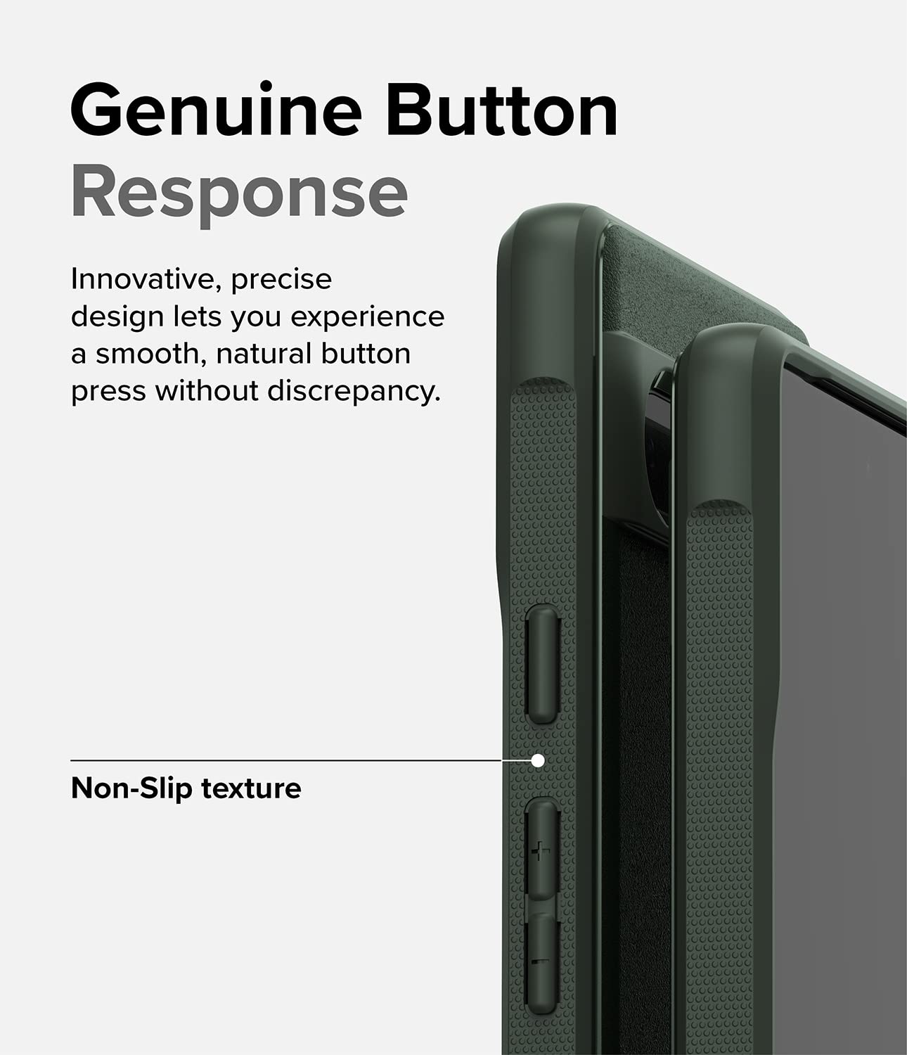 Funda Ringke Onyx Verde Oscuro Anti Huella para Google Pixel 7a 5G