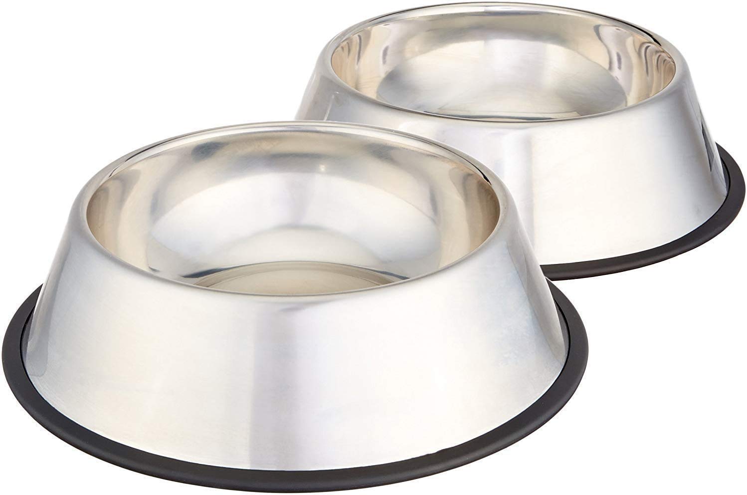 Platos para Alimento y Agua Wolfi para Perro Grande Set de Dos Tazones
