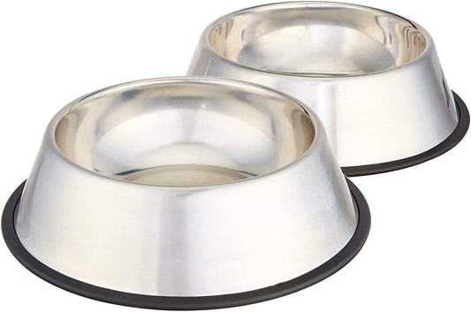 Platos para Alimento y Agua Wolfi para Perro Grande Set de Dos Tazones