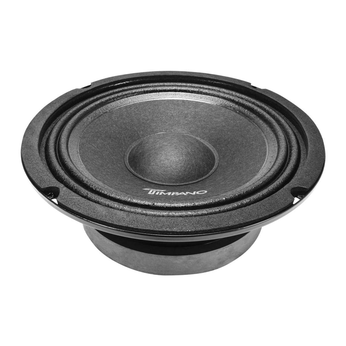 Altavoz de Coche Timpano Negro de 6.5 Pulgadas 600 Vatios Perfil Delgado 4 Ohmios PRO Midbass Audio para Puertas