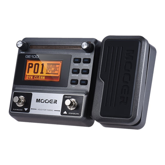 Hosioe GE100 multi-efectos de guitarra pedal de efectos del pador con la grabación en bucle (180 segundos) Sintonía Rhythm Tap Tempo Ajuste de escala y del acorde funciones de lección