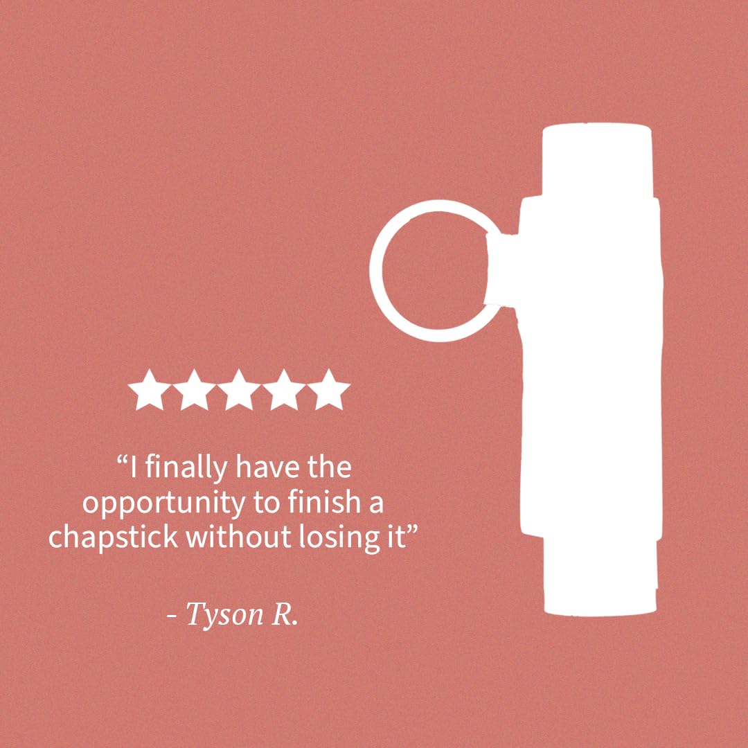 Llavero Elástico Thread Wallets Blanco Sucio Casual para Bálsamo Labial y Soporte Brillante