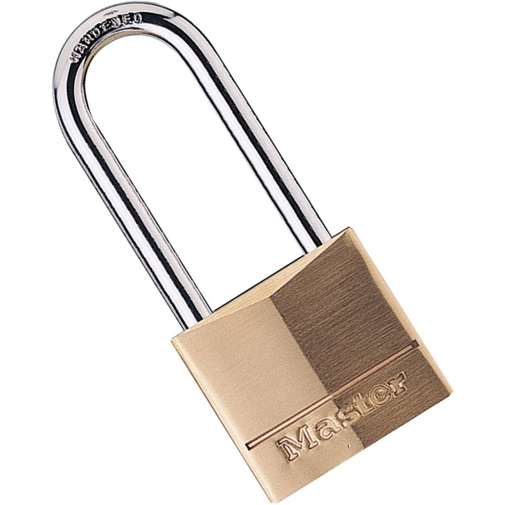 Candado de Latón Macizo Master Lock Bronze Silver con Llave y Cuerpo de 4 cm de Ancho