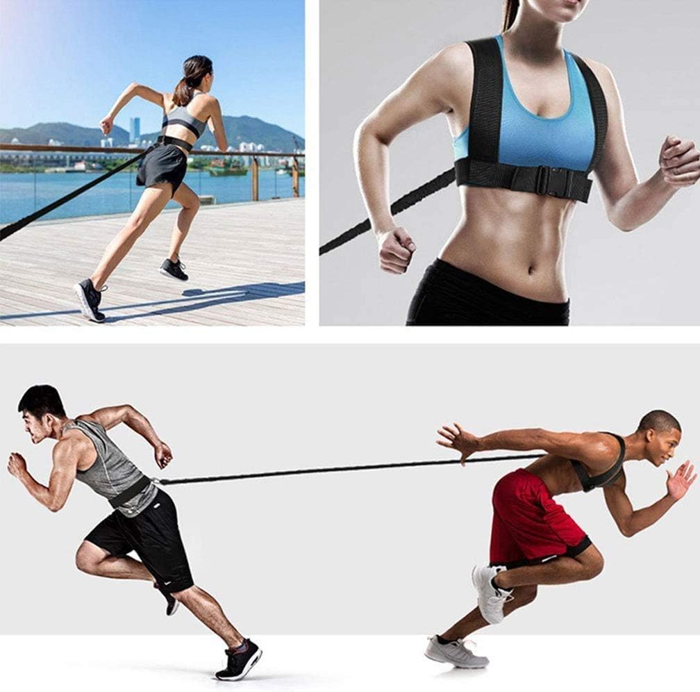 Cuerda de Entrenamiento YNXing Negro de Resistencia Explosiva para Mejorar Velocidad y Fuerza
