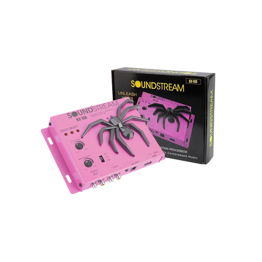 Procesador de Restauración de Graves Soundstream BX-10X Negro con Ecualizador Paramétrico y Control Remoto para Audio de Coche