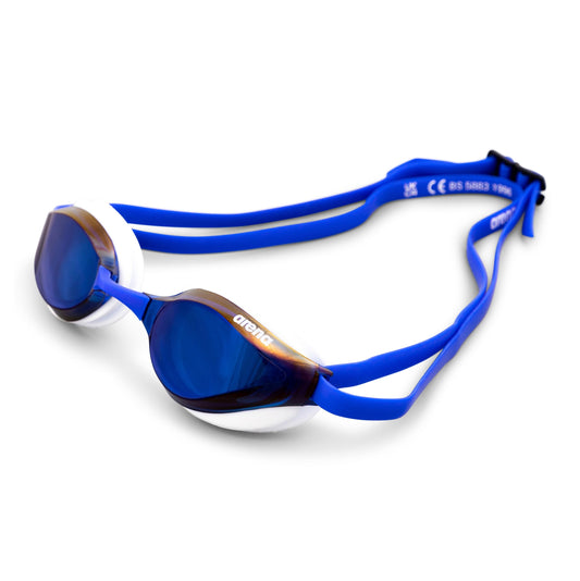 Arena Python Gafas de Natación, Unisex Adulto, Azul (Blue Mirror), Talla Única