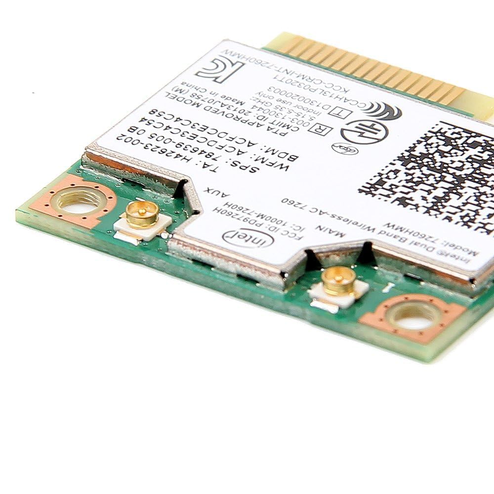 Accesorio de Red Intel 7260 Inalámbrico PCI-E WLAN 802.11a/b/g/n