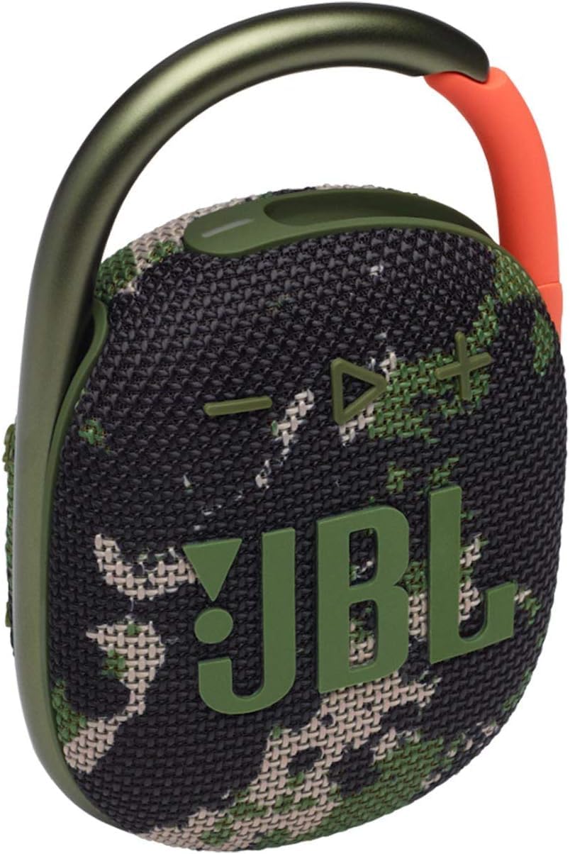 JBL Clip 4 - Altavoz - para uso portátil - Inalámbrico - Bluetooth - 5 W - Squad, JBLCLIP4Squad-5Watt