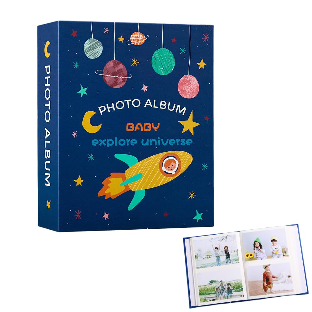 Álbum de Fotos para Bebés con Capacidad para 200 Fotos 6 Pulgadas