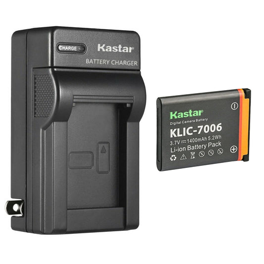 Batería y Cargador Kastar K7006 para Cámaras Kodak Easyshare y PixPro