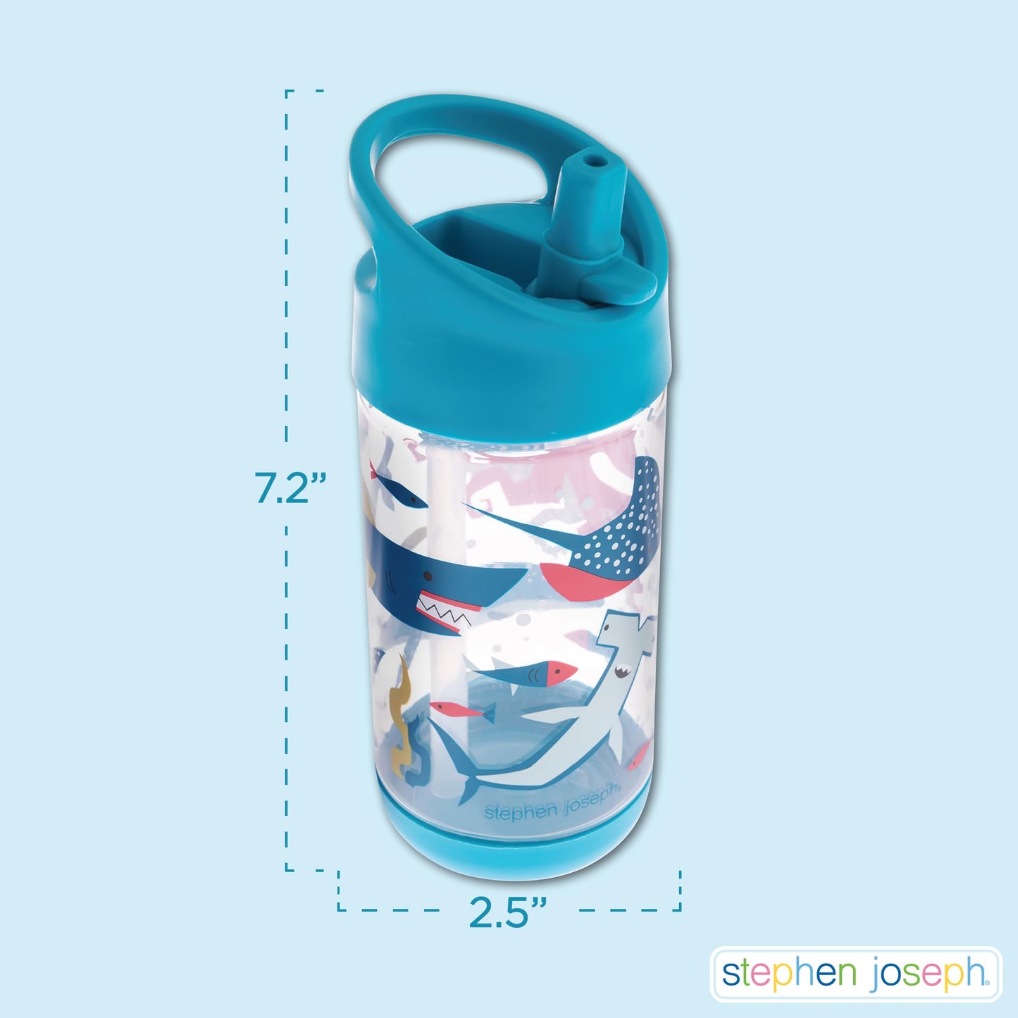Stephen Joseph - Botella con tapa abatible, Dino, 1