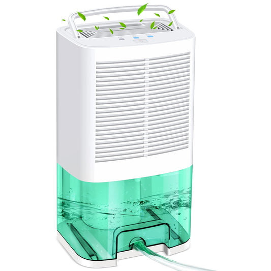 MADETEC deshumidificador actualizados para el hogar, con manguera de drenaje y tanque de agua de 2000ml,para Moldes y Humedad,ideal para sótanos, dormitorio, baño, cocina, RV