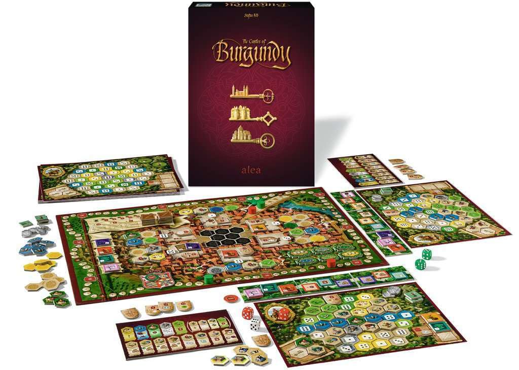 Juego de Mesa Ravensburger Castles of Burgundy Aniversario Alea 20th para Mayores de 12 Años