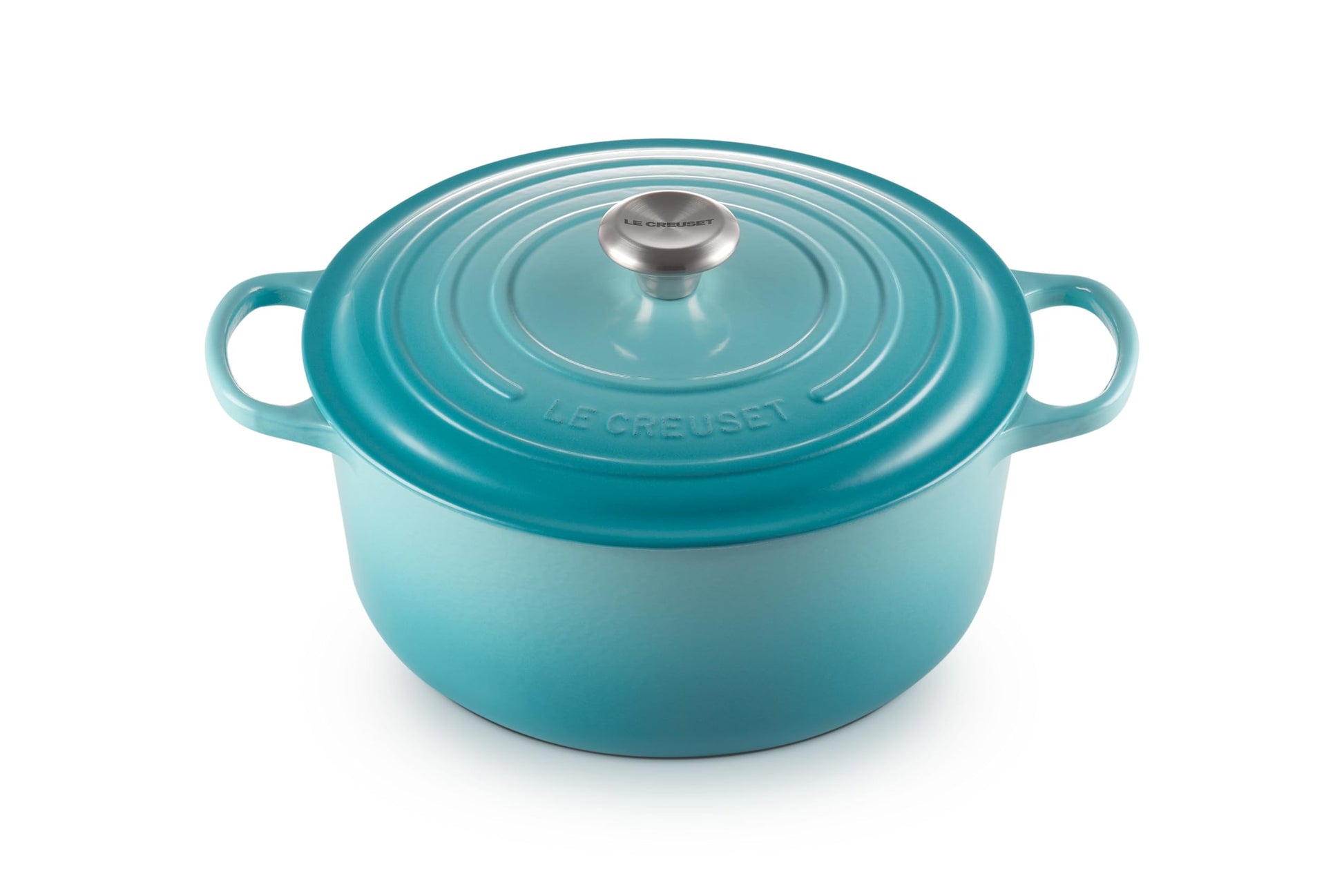 Le Creuset Signature 21177281702430 - Caribe - Caribe - Caribe - Caribe - Caribe - Caribe - Caribe - Cacerola para todo tipo de fuegos e inducción, con tapa
