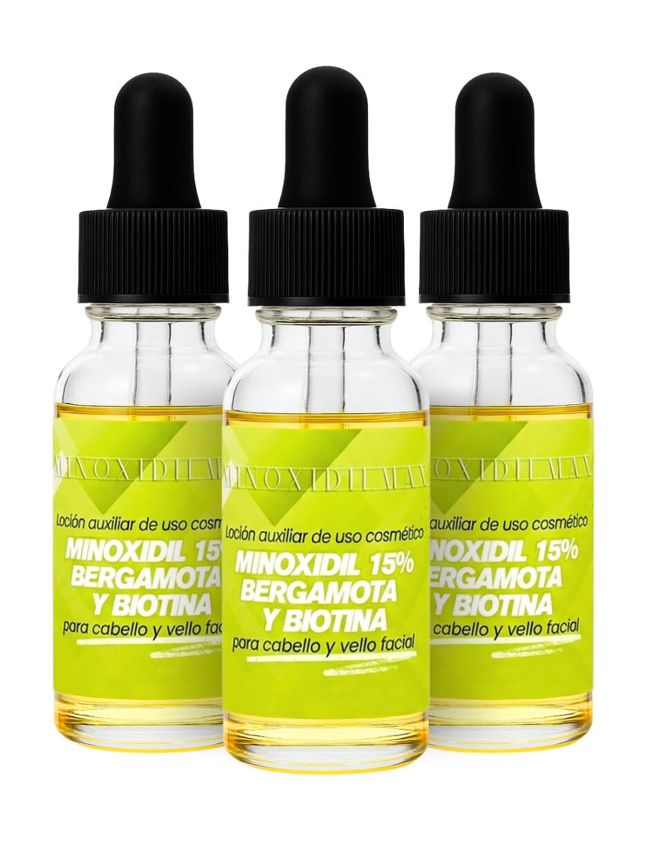 Set de Botellas MinoxidilMax Fórmula Patentada para Cabello y Barba