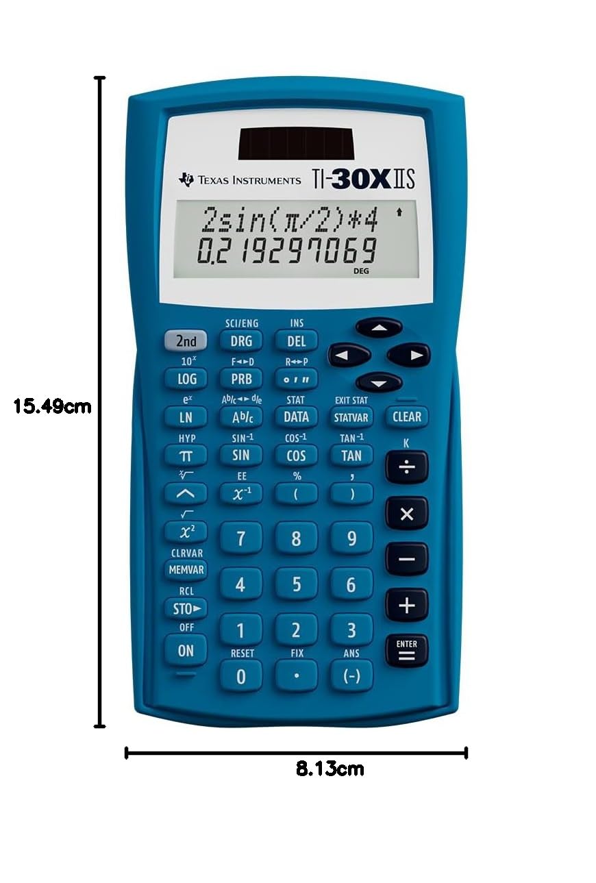 Calculadora Científica Texas Instruments Azul 2 Líneas